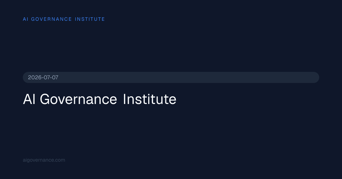 OneTrust's AI Governance Committee Framework Sets a Practical ...