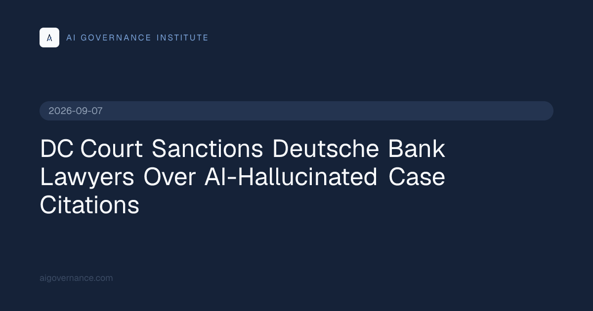 DC Court Sanctions Deutsche Bank Lawyers Over…